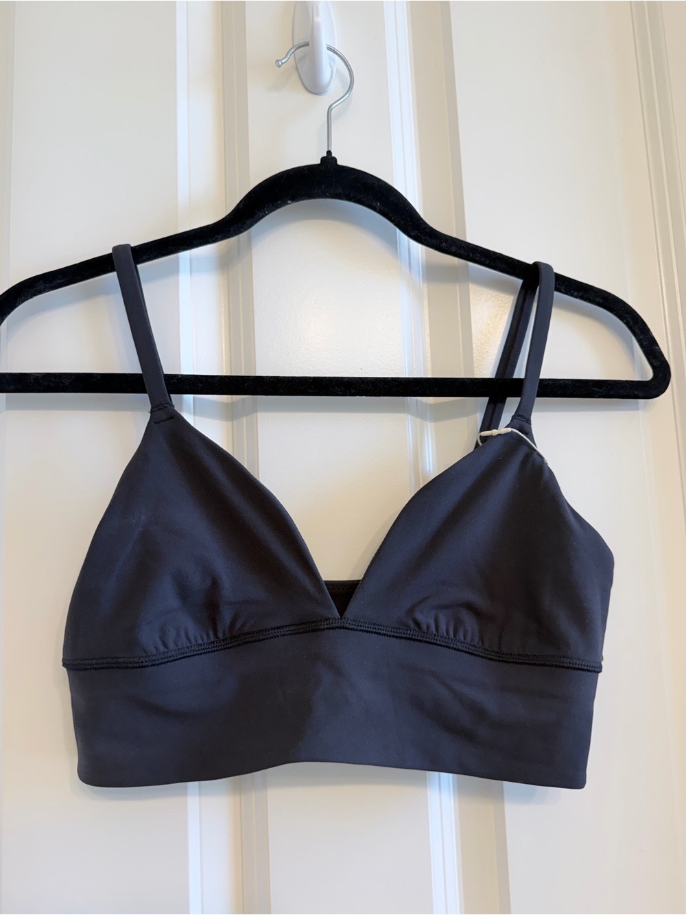 SKIMS NWT Fits Everybody Triangle Longline Bralette Onyx